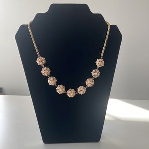 Charter Club Imitation Pearl Flower Ball Cluster Gold Tone Necklace